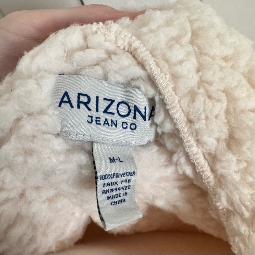 Arizona Jean Company Cream Vest - Picture 6 of 6